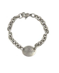 Sterling Silver "Please Return To Tiffany & Co." ID Bracelet 