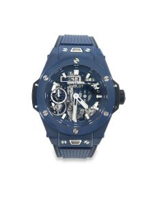 Hublot Big Bang Meca-10 Blue Ceramic 45MM Wristwatch, Ref 414.NI.1123.RX