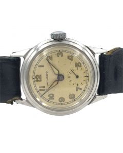 Rare WWII Jewish Soldiers Waterproof Military Movado Wristwatch C.1941