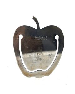 Sterling Silver Tiffany & Co. Apple Bookmark