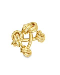 Estate Vintage Yellow Gold Double Knotted Tiffany & Co Cufflinks
