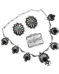 Estate Native American Sterling Silver Collection 