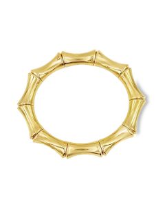 Estate Yellow Gold Bamboo Bracelet by Gucci  
