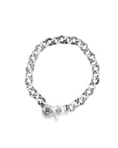 Estate Chrome Hearts Fancy Link Cuban Clip Necklace