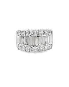 Estate Vintage Platinum and Diamond Ring 