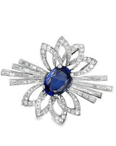 Estate Vintage 1950s Diamond Pendant