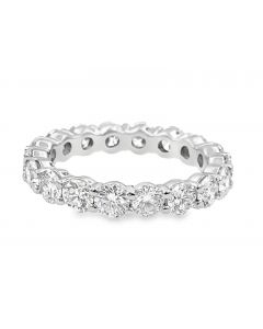 Estate Vintage Platinum and Diamond Eternity Ring 