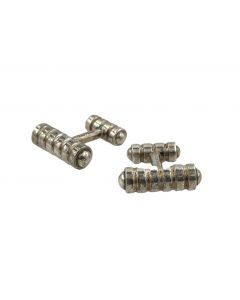 Estate Sterling Groove Collection Cufflinks by Tiffany & Co Paloma Picasso  