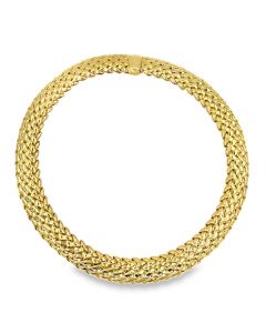 Estate Vintage Vannerie Basket Weave Choker by Tiffany & Co. (1989) 