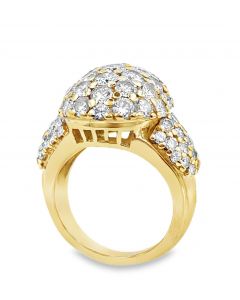 Estate Yellow Gold and Diamond Ring