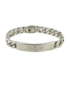 Estate Vintage Sterling Silver ID Bracelet by Tiffany & Co. 