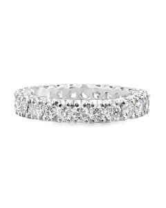 Estate Vintage Platinum and Diamond Eternity Ring  