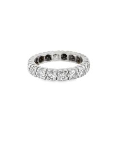Estate Platinum and Diamond Eternity Ring 
