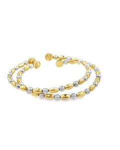 Estate Collection of (2) Yellow Gold Bangle Bracelets