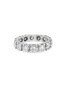 Estate Platinum and Diamond Eternity Ring