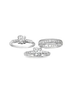 Estate Antique Diamond Engagement Rings (2 pieces)