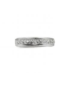 Antique Platinum Diamond Eternity Band