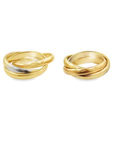 18K Trinity Bands By Cartier (2) 