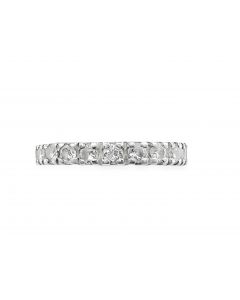 Vintage Platinum Diamond Wedding Band. 