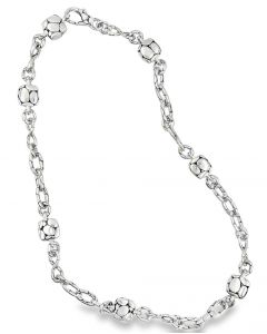 Estate Sterling Silver Heritage Kali Station Necklace by John Hardy