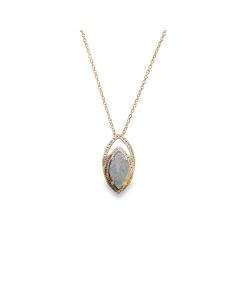 14K Rose Gold Opal Necklace By Effy