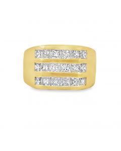 Vintage 18K Diamond Band