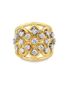 Vintage Diamond Band By J.E. Caldwell & Co. 