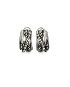 David Yurman Crossover Shrimp Ear Clips