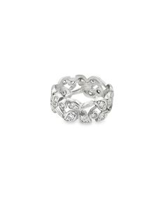 Art Deco Platinum Diamond Eternity Band – Size 6½.