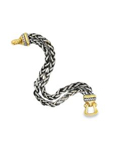 Vintage David Yurman Doble Wheat Chain Bracelet.