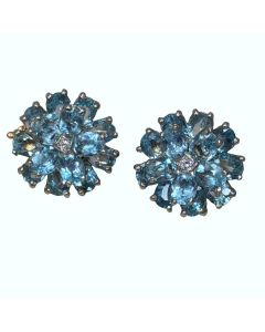 Retro Tiffany & Co. Aquamarine Earrings 