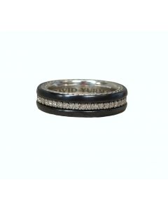David Yurman dark Titanius Stremline Ring