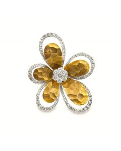 Effy D’Oro Diamond Flower Ring