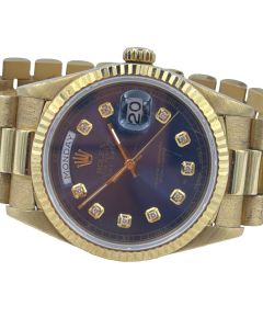 Men’s 18K Yellow Gold Rolex Day‑Date “President,” Ref. 18038, Circa 1985