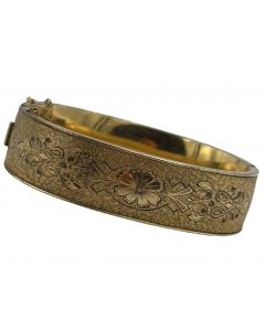 Gold‑filled bangle bracelet by Binder Brothers