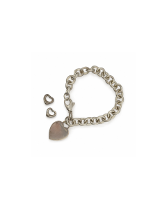 Heart Charm Bracelet and Elsa Peretti Earrings