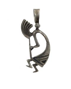 Vintage Sterling Silver Kokopelli Pendant