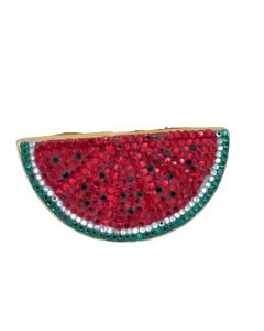 Rhinestone Watermelon Pill Case By Judith Leiber