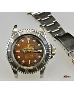 MK Personal Collection Rare Tropical Rolex Submariner Ref 5513 Wristwatch Circa 1965