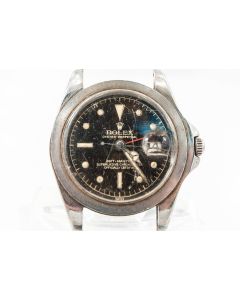 MK Personal Collection Rare Rolex GMT Ref 1675 Tropical Gilt Gloss Dial W/ Pointed Crown Guards Circa 1960