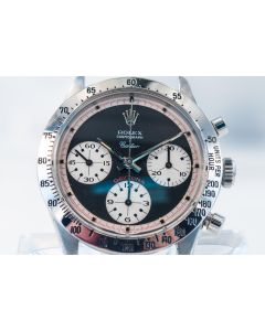 MK Personal Collection Ultra Rare Rolex Daytona Cartier Paul Newman Wristwatch Ref 6239 Circa 1966