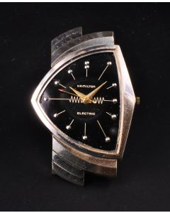 MK Personal Collection Rare 14k White Gold Hamilton Ventura Wrist Watch 1957.
