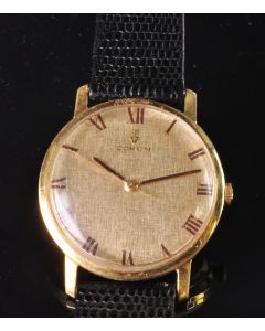 MK Personal Collection Rare 18k Yellow Gold Corum Wristwatch Owned by Howell Cosell Circa 1972