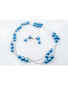 Estate Cultured Pearl Necklace and Earrings Suite