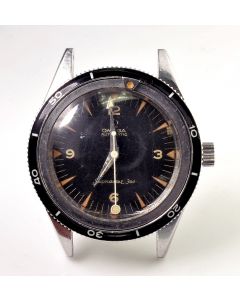 MK Personal Collection Very Rare Men's Omega Seamaster 300 with Lollypop Sweep-Seconds Wristwatch Circa 1957