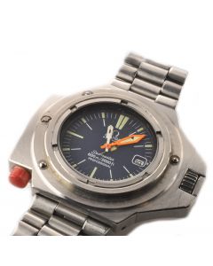 MK Personal Collection Rare Men's Steel Omega Ploprof (PloProf ) Seamaster 600 Wristwatch Circa 1970's