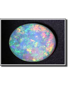 Estate Contemporary Yellow Gold and Opal Pendant Necklace